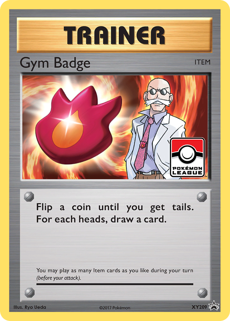 Gym Badge – XY Black Star Promos XY209 Pokémon card