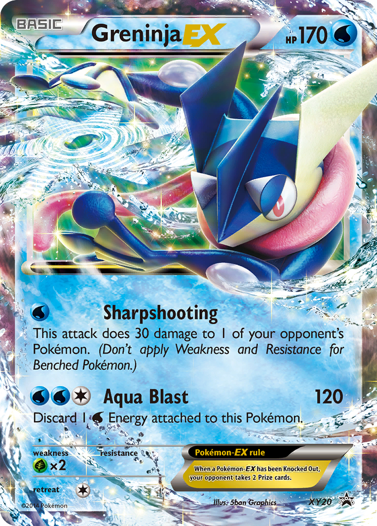 Greninja-EX – XY Black Star Promos XY20 Pokémon card