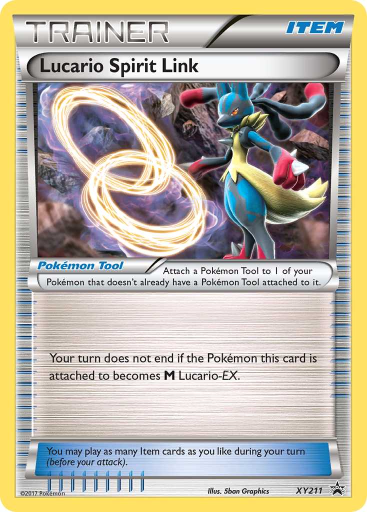 Lucario Spirit Link – XY Black Star Promos XY211 Pokémon card