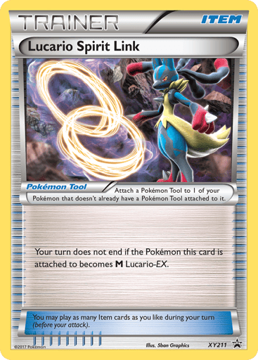 Lucario Spirit Link - XY Black Star Promos XY211