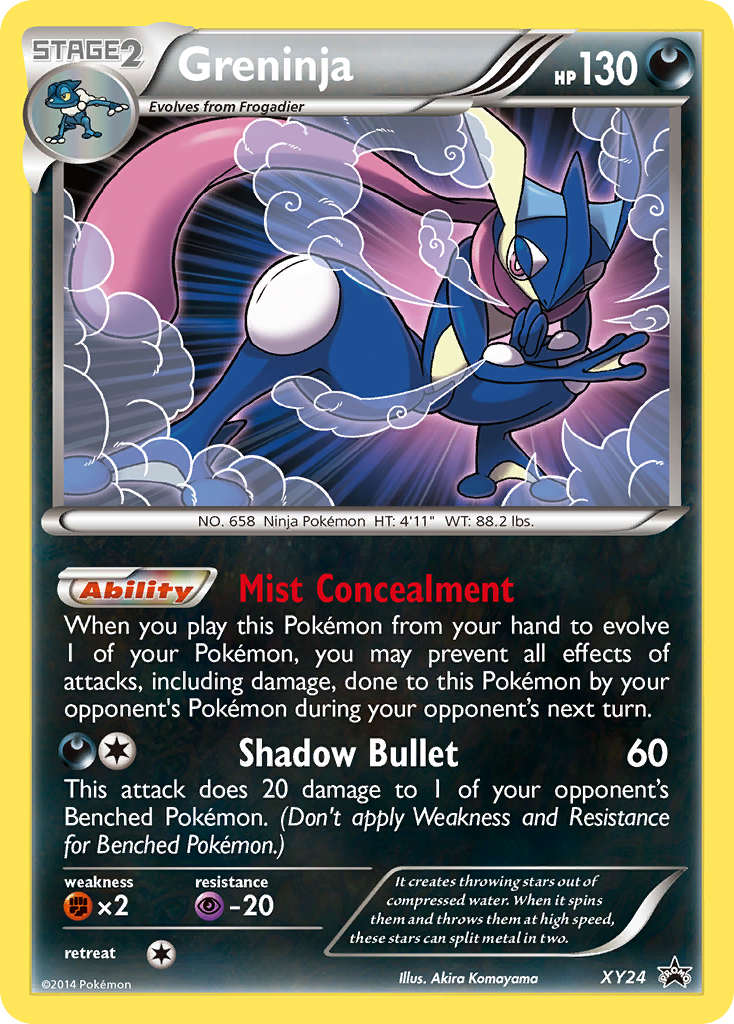 Greninja – XY Black Star Promos XY24 Pokémon card