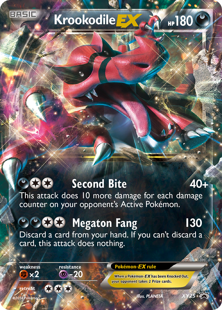 Krookodile-EX – XY Black Star Promos XY25 Pokémon card