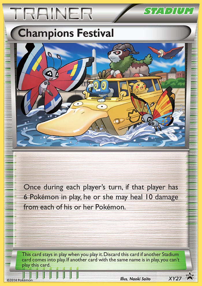 Champions Festival – XY Black Star Promos XY27 Pokémon card