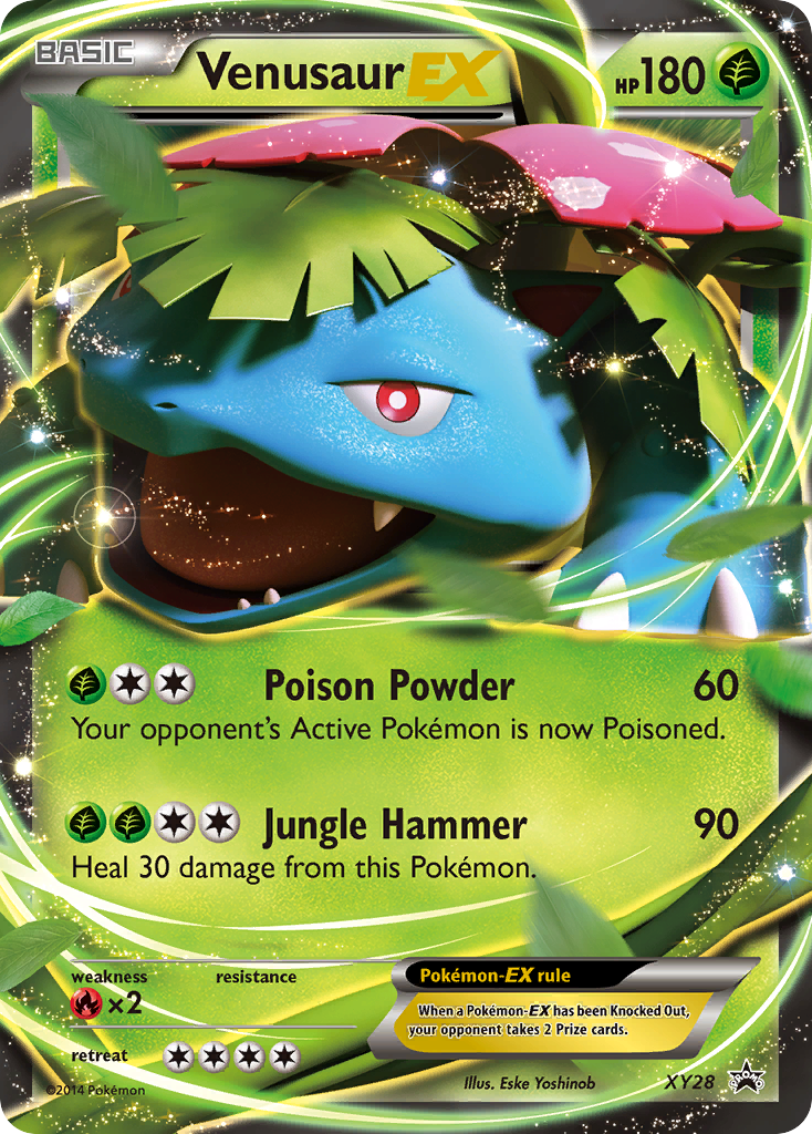 Venusaur-EX – XY Black Star Promos XY28 Pokémon card