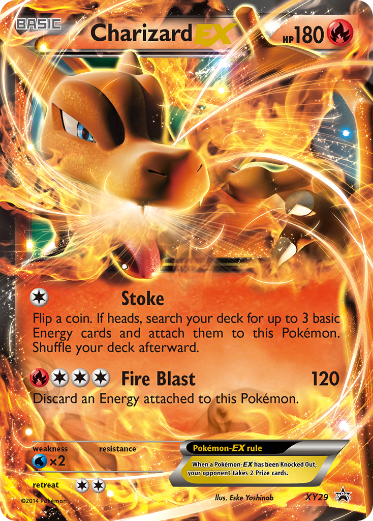 Charizard-EX – XY Black Star Promos XY29 Pokémon card