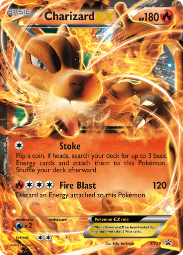 Charizard-EX - XY Black Star Promos XY29