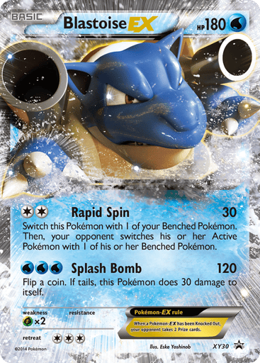 Blastoise-EX - XY Black Star Promos XY30