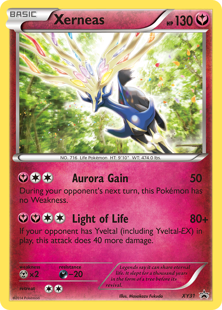 Xerneas – XY Black Star Promos XY31 Pokémon card