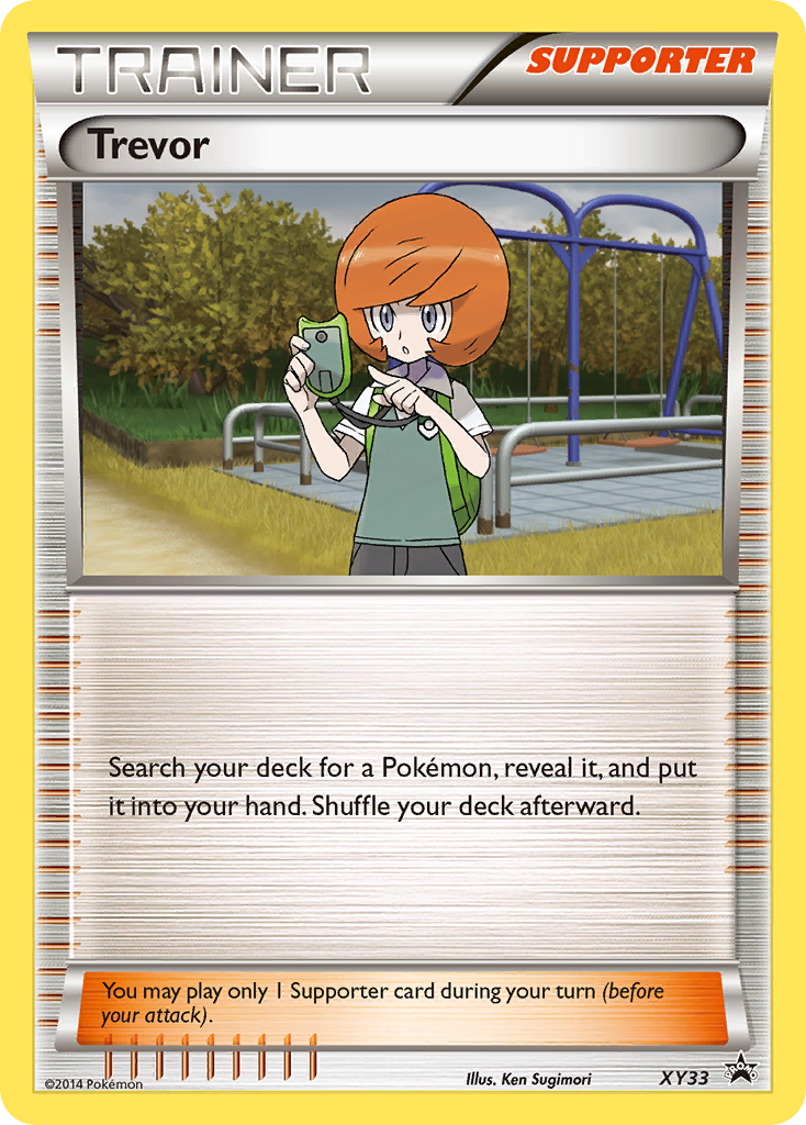 Trevor – XY Black Star Promos XY33 Pokémon card