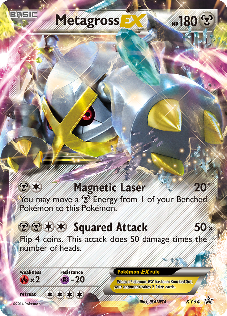 Metagross-EX – XY Black Star Promos XY34 Pokémon card