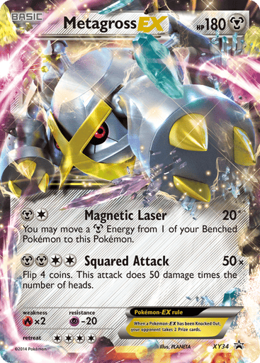 Metagross-EX - XY Black Star Promos XY34