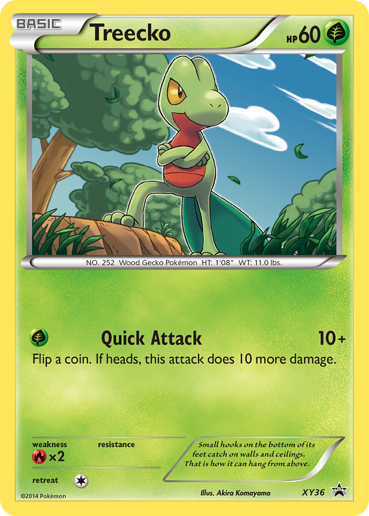 Treecko – XY Black Star Promos XY36 Pokémon card
