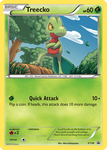 Treecko - XY Black Star Promos XY36