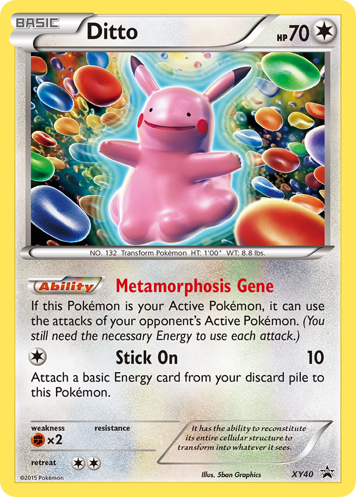 Ditto – XY Black Star Promos XY40 Pokémon card