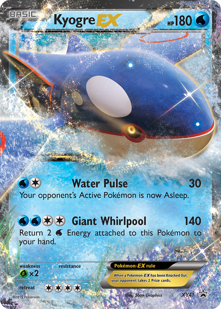 Kyogre-EX – XY Black Star Promos XY41 Pokémon card