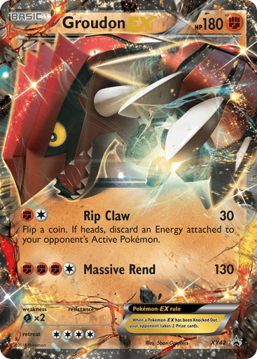 Groudon-EX - XY Black Star Promos XY42
