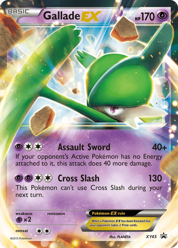 Gallade-EX - XY Black Star Promos XY45