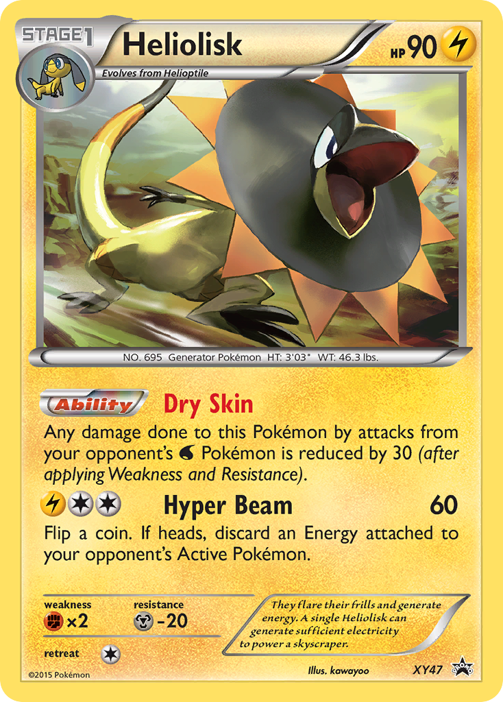 Heliolisk – XY Black Star Promos XY47 Pokémon card