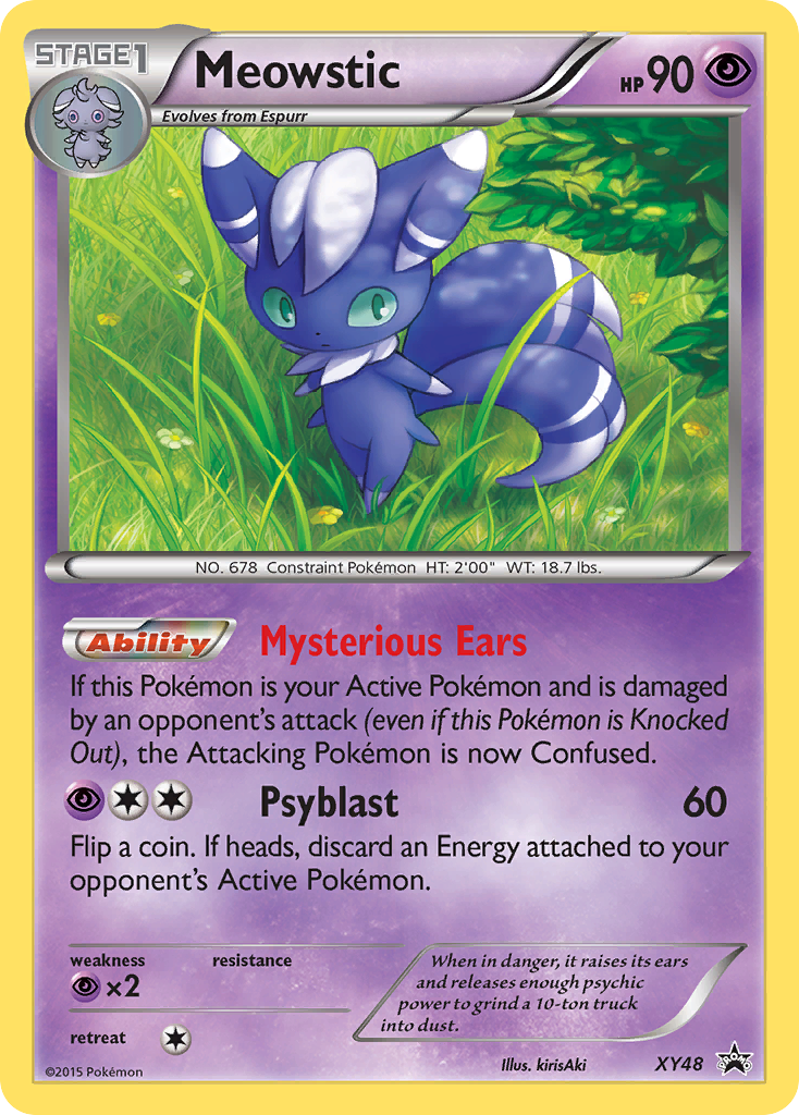 Meowstic – XY Black Star Promos XY48 Pokémon card