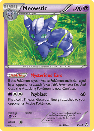 Meowstic - XY Black Star Promos XY48