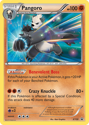 Pangoro - XY Black Star Promos XY50