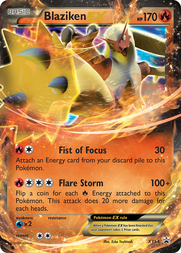 Blaziken-EX – XY Black Star Promos XY54 Pokémon card