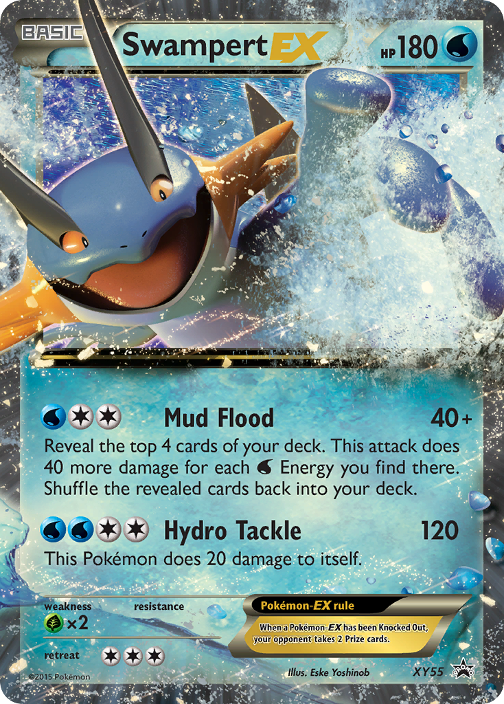 Swampert-EX – XY Black Star Promos XY55 Pokémon card