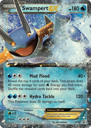 Swampert-EX - XY Black Star Promos XY55