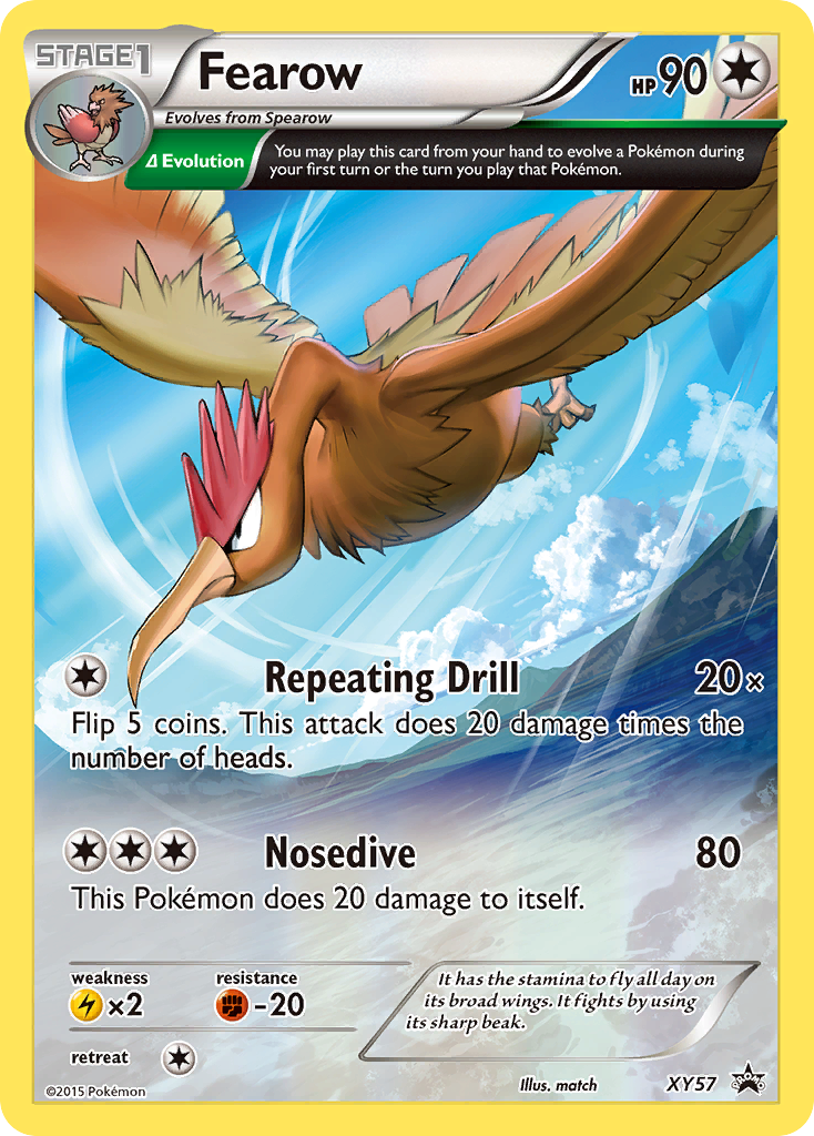 Fearow – XY Black Star Promos XY57 Pokémon card