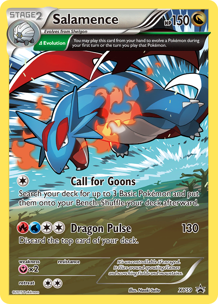 Salamence – XY Black Star Promos XY59 Pokémon card