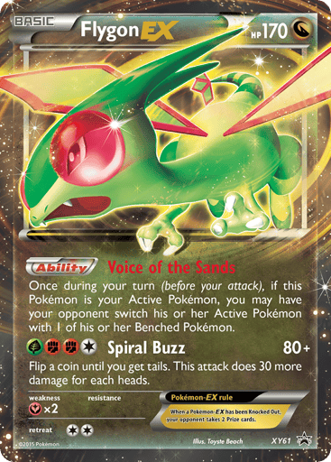 Flygon-EX - XY Black Star Promos XY61