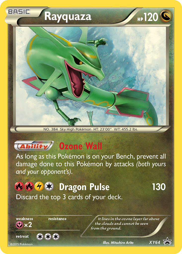 Rayquaza – XY Black Star Promos XY64 Pokémon card
