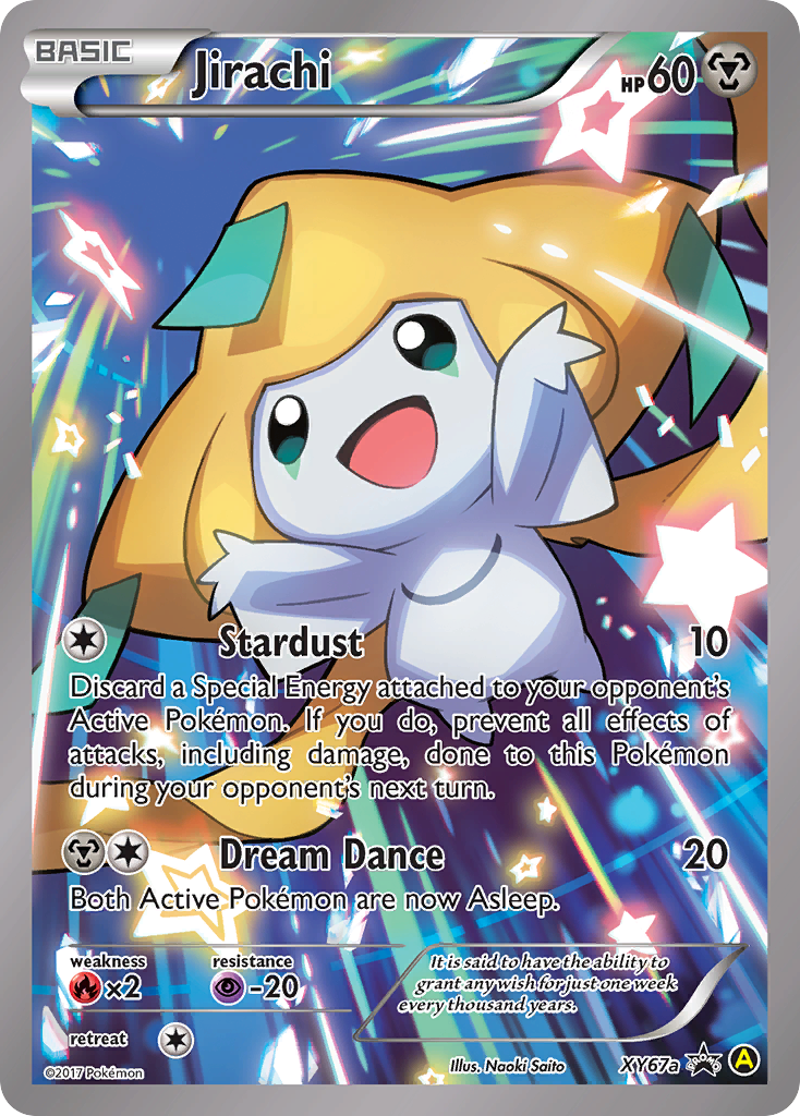 Jirachi – XY Black Star Promos XY67a Pokémon card