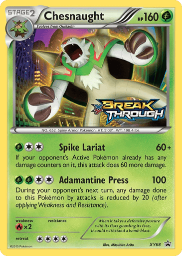 Chesnaught - XY Black Star Promos XY68