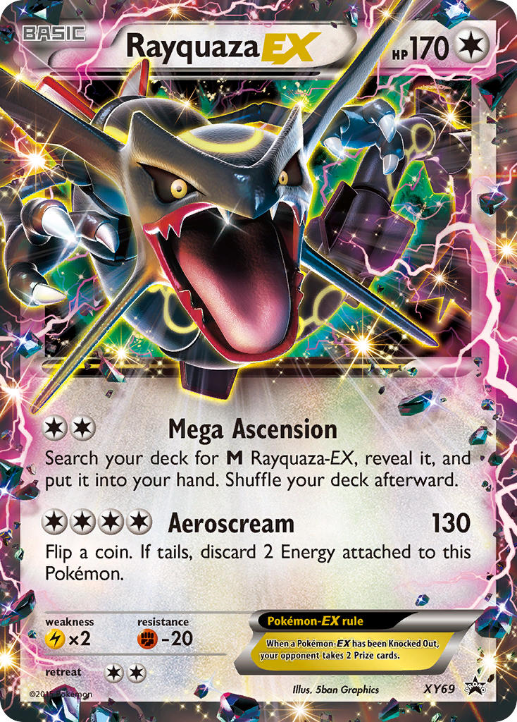 Rayquaza-EX – XY Black Star Promos XY69 Pokémon card
