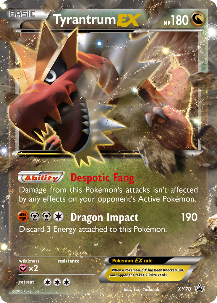 Tyrantrum-EX – XY Black Star Promos XY70 Pokémon card