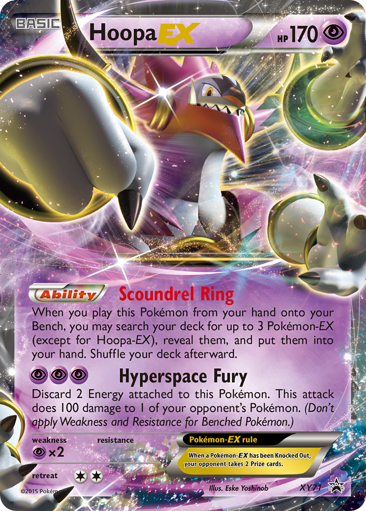 Hoopa-EX – XY Black Star Promos XY71 Pokémon card