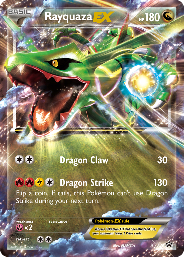 Rayquaza-EX – XY Black Star Promos XY73 Pokémon card