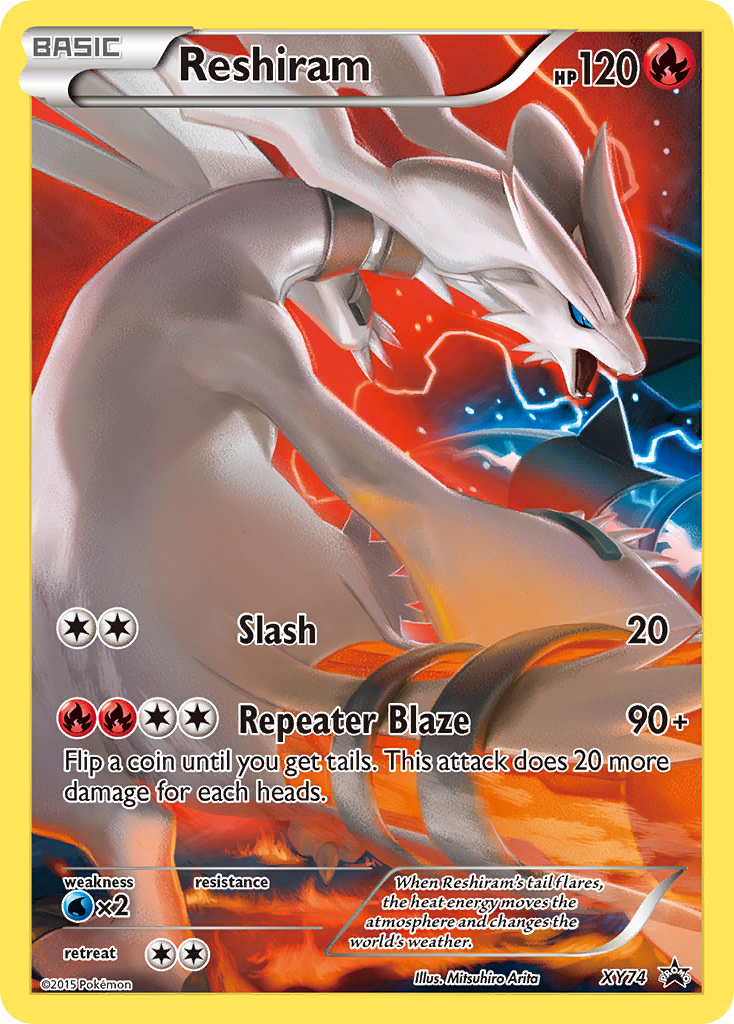 Reshiram – XY Black Star Promos XY74 Pokémon card