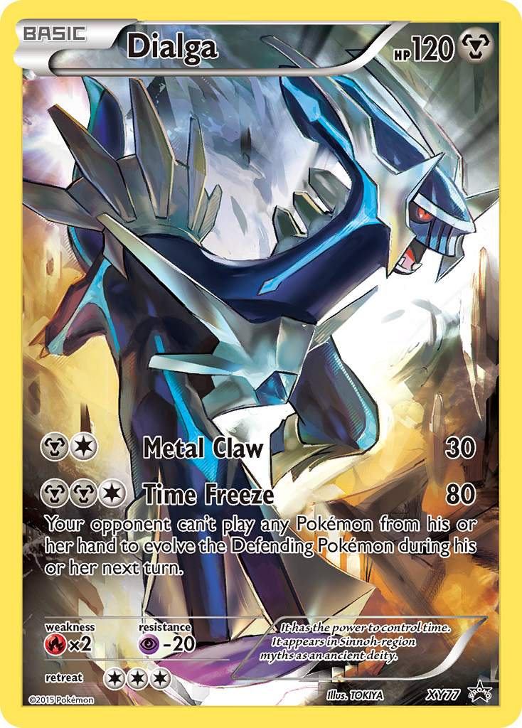 Dialga – XY Black Star Promos XY77 Pokémon card