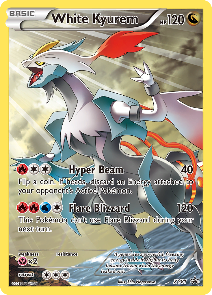 White Kyurem – XY Black Star Promos XY81 Pokémon card