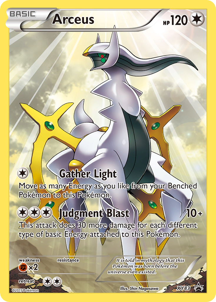 Arceus – XY Black Star Promos XY83 Pokémon card