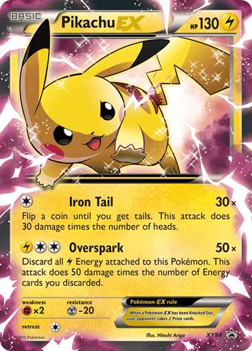 Pikachu-EX - XY Black Star Promos XY84