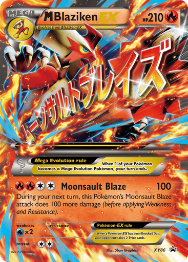 M Blaziken-EX - XY Black Star Promos XY86