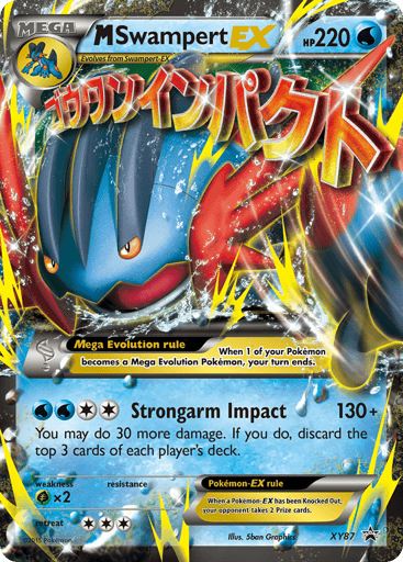 M Swampert-EX - XY Black Star Promos XY87