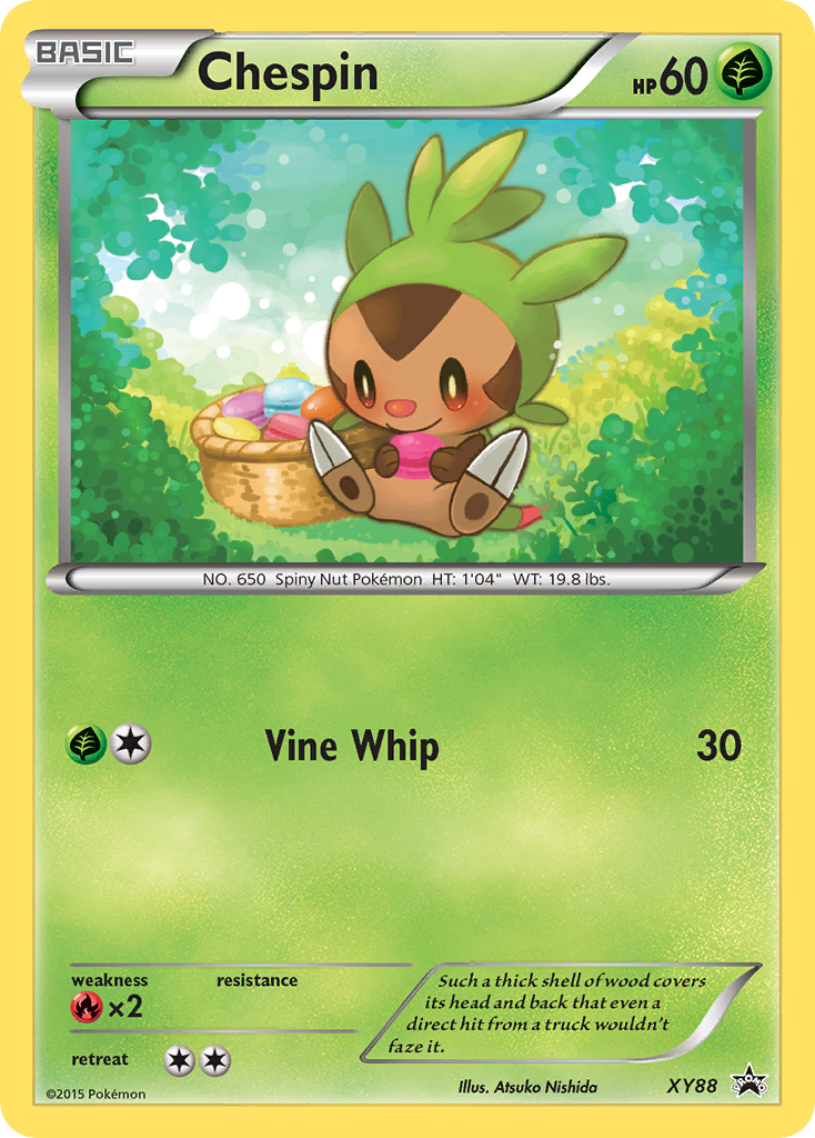 Chespin – XY Black Star Promos XY88 Pokémon card