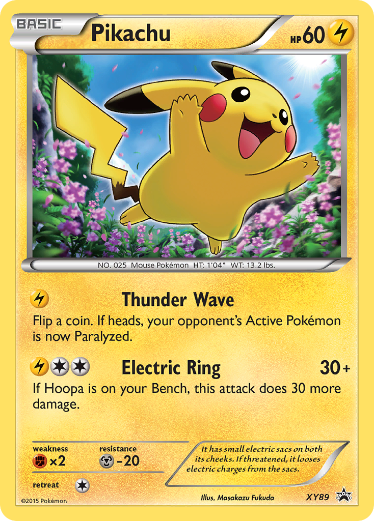 Pikachu – XY Black Star Promos XY89 Pokémon card