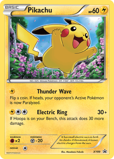 Pikachu - XY Black Star Promos XY89