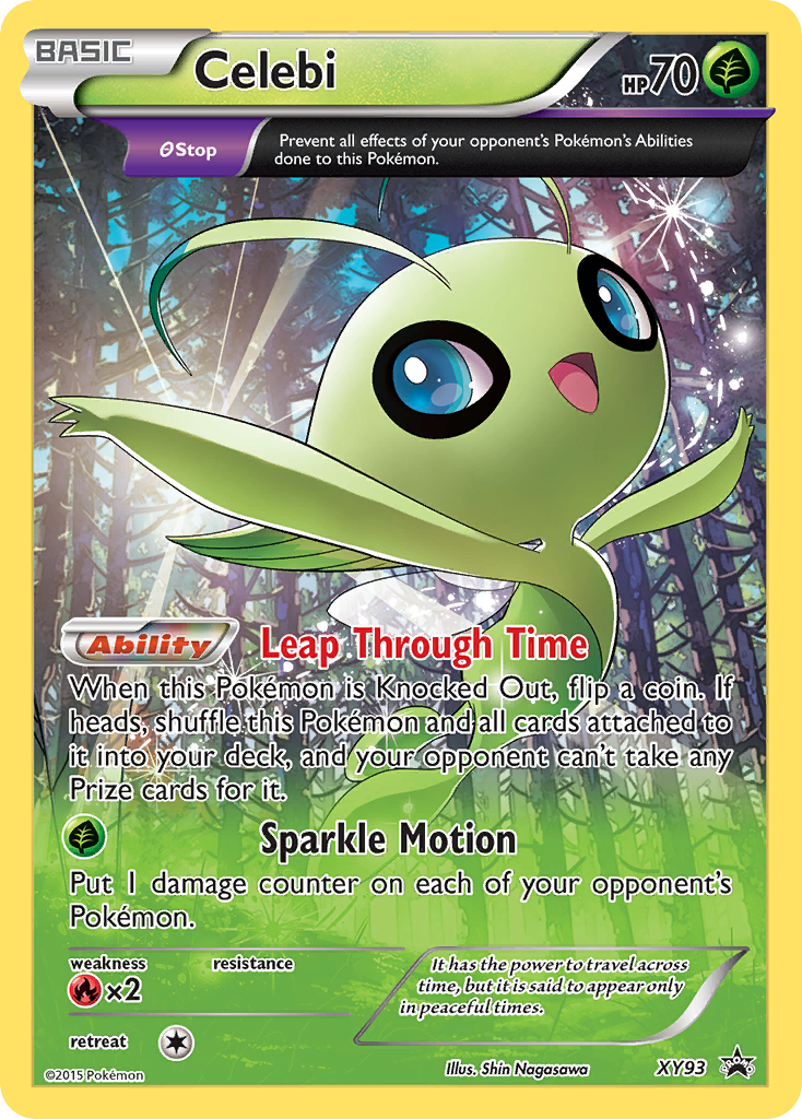 Celebi – XY Black Star Promos XY93 Pokémon card