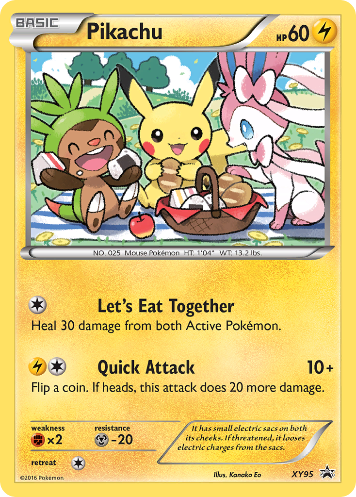 Pikachu – XY Black Star Promos XY95 Pokémon card